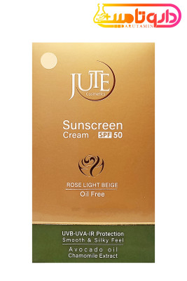 کرم ضد آفتاب رنگی ژوت مناسب پوست چرب SPF 50 رز لایت